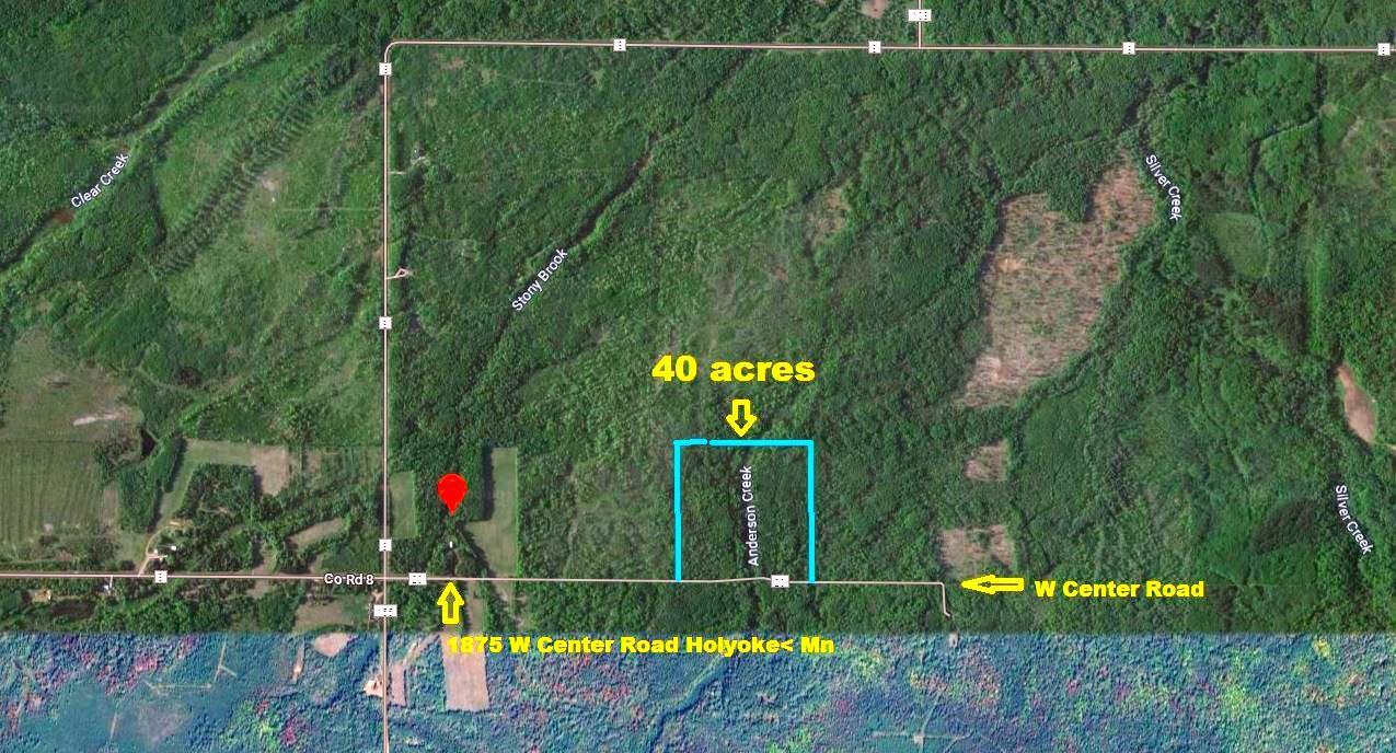 XX40 acres W Center Road , Clear Creek Unorg. Terr., MN 55707