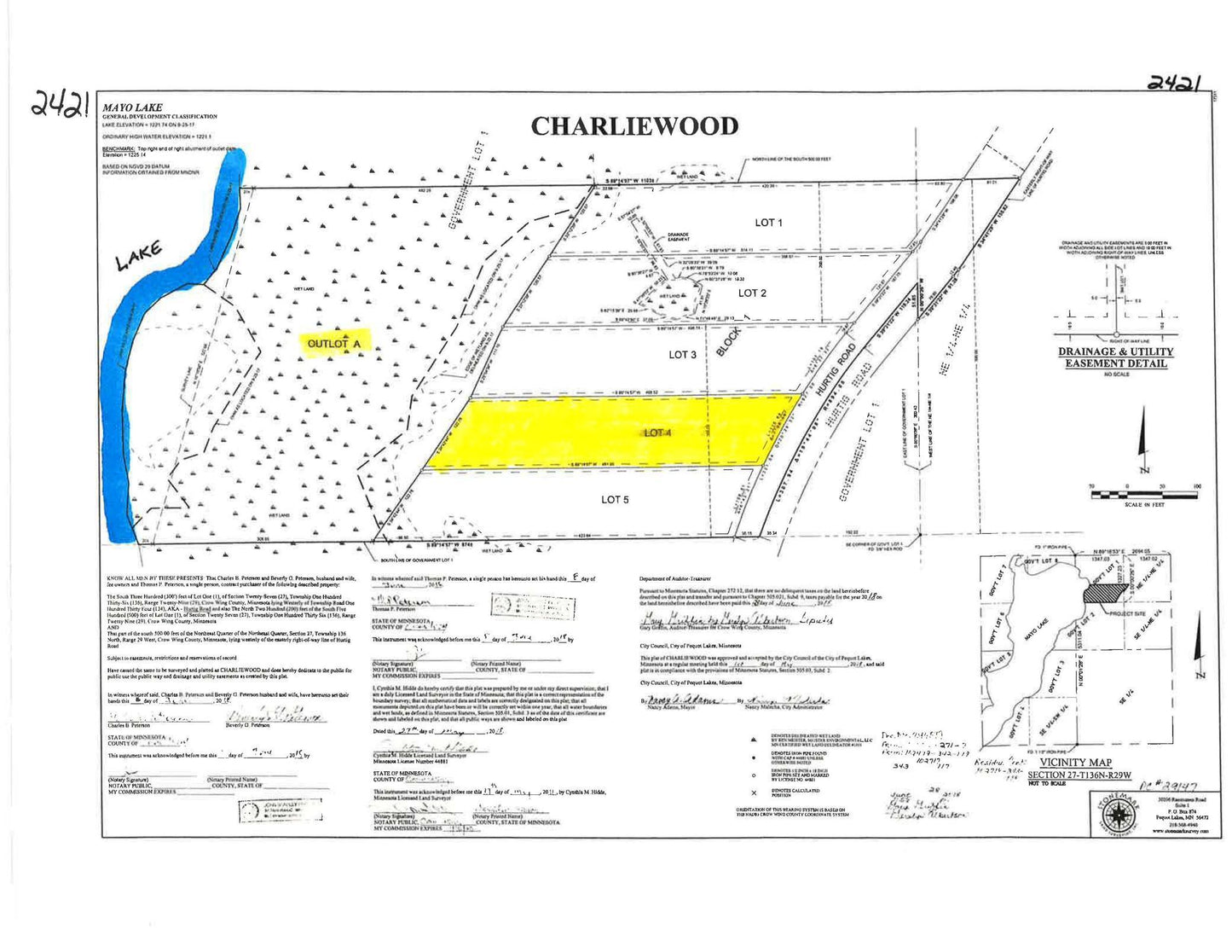 TBD - Lot 4 Hurtig Road , Pequot Lakes, MN 56472