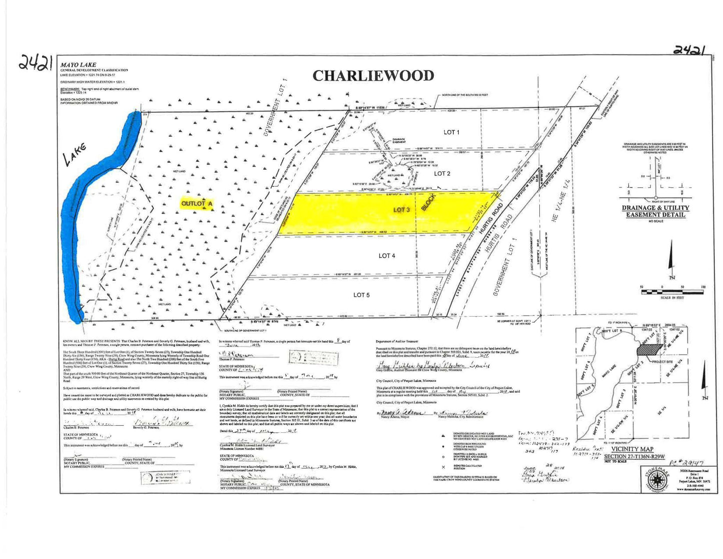 TBD - Lot 3 Hurtig Road , Pequot Lakes, MN 56472