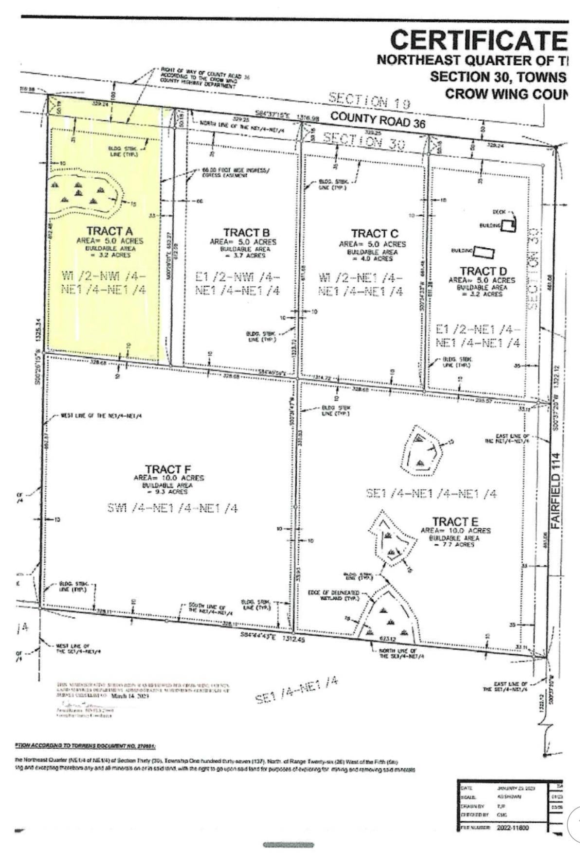 Tract A County Road 36 , Crosby, MN 56441